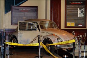 Ted Bundy’s Volkswagen Beetle, the car he used while he lured his victims to their death.